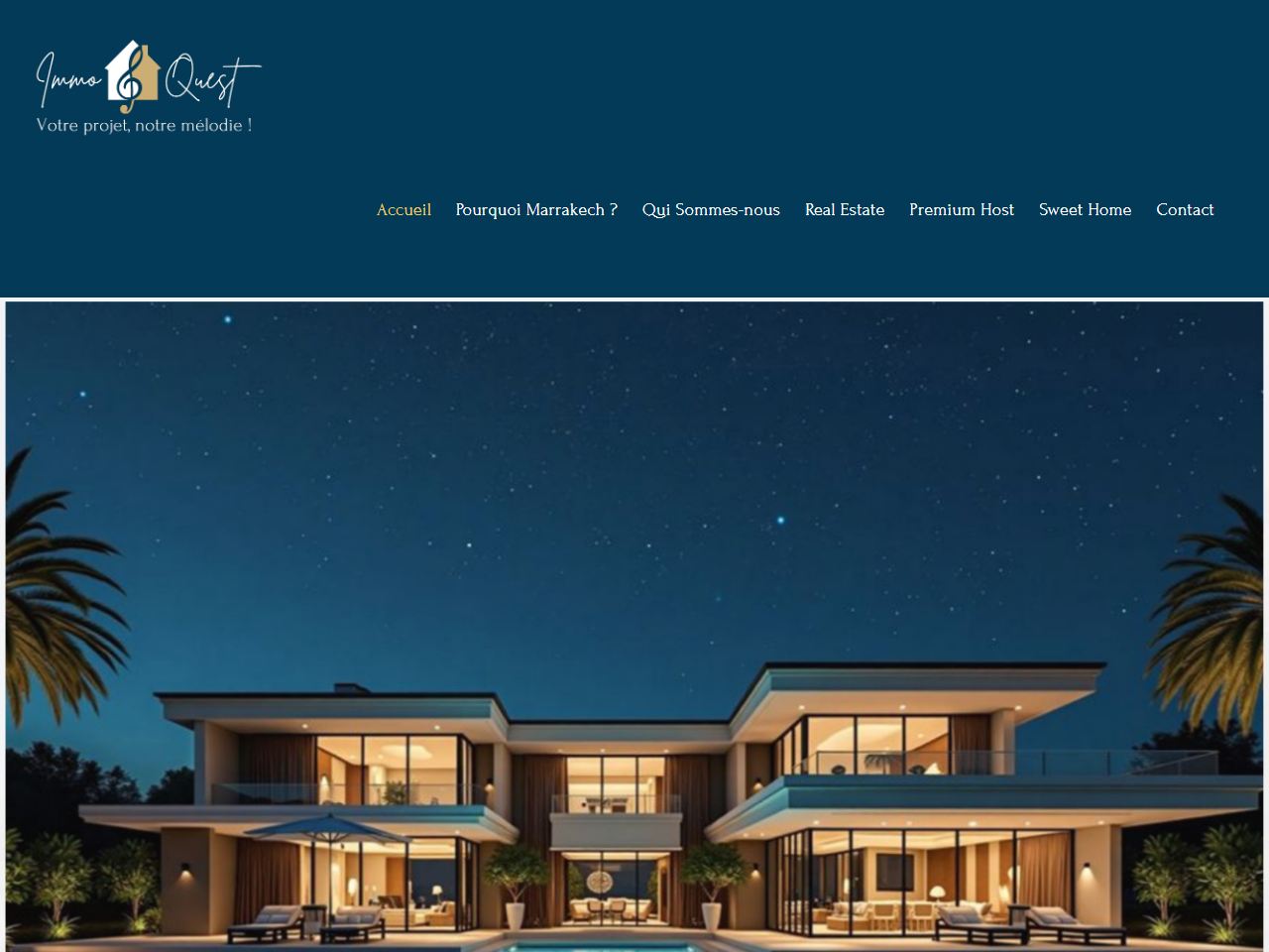 ImmoQuest real estate website