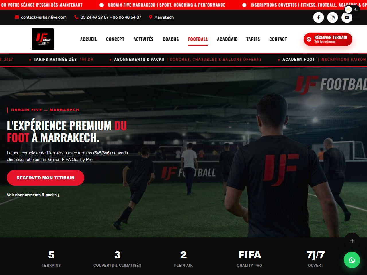 Urbain Five website